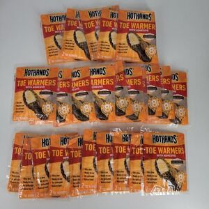 Hot‎ Hands Toe Warmers with Adhesive 25 Pack  50PC BULK upto 8 Hours